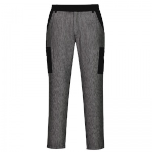 Portwest CR40 Black and Grey Level E Cut Resistant Work Trousers